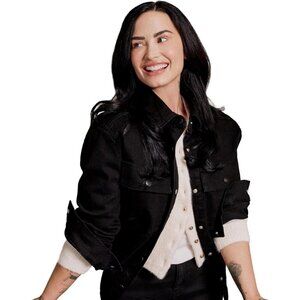 Women's (Demi's Pick) Oversized Fit Heavyweight Denim Shirt Jacket Black